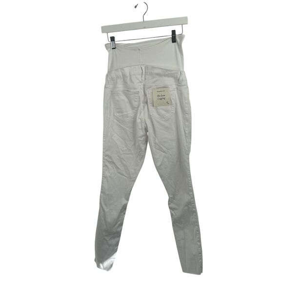 Abercrombie & Fitch Jean Legging White Maternity Jeans Capsole NWT Womens 27/4 - Picture 5 of 9